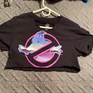 crop top with holes would be really cute with blue jean shorts never been worn